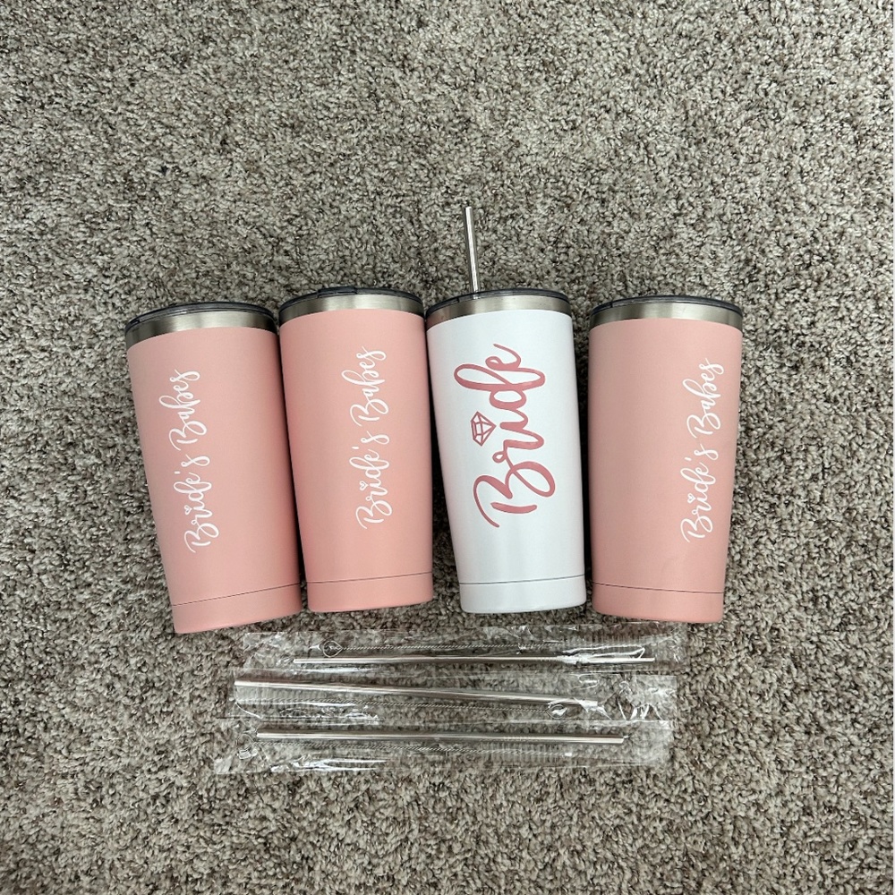 Bridesmaid Proposal Gift Set - 4 cups